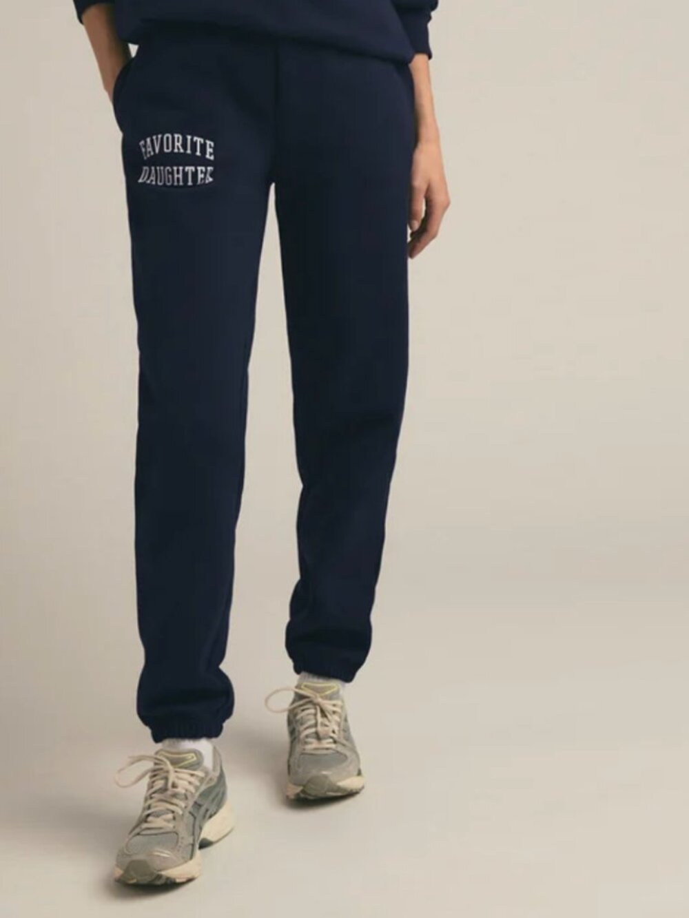 NWT Favorite Daughter Navy Sweatpants - Large